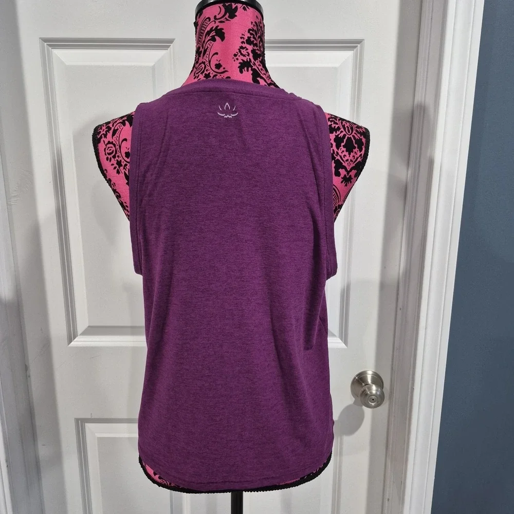 Beyond Yoga Top Womens Medium Purple Featherweight‎ Rebalance Spacedye Tank - Picture 2 of 9